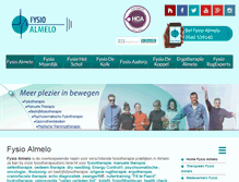 Tablet Screenshot of fysio-almelo.nl
